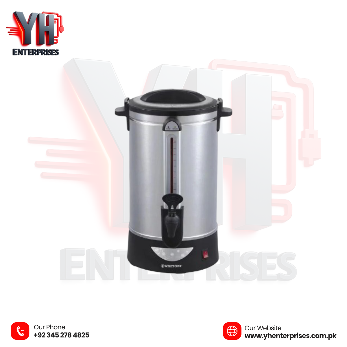 Westpoint Professional Electric Kettle WF-6320 – Rapid Boiling, Safe & Durable