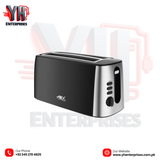 Anex AG-3007 4 Slice Long Slot Toaster – Powerful, Stylish & Family-Friendly