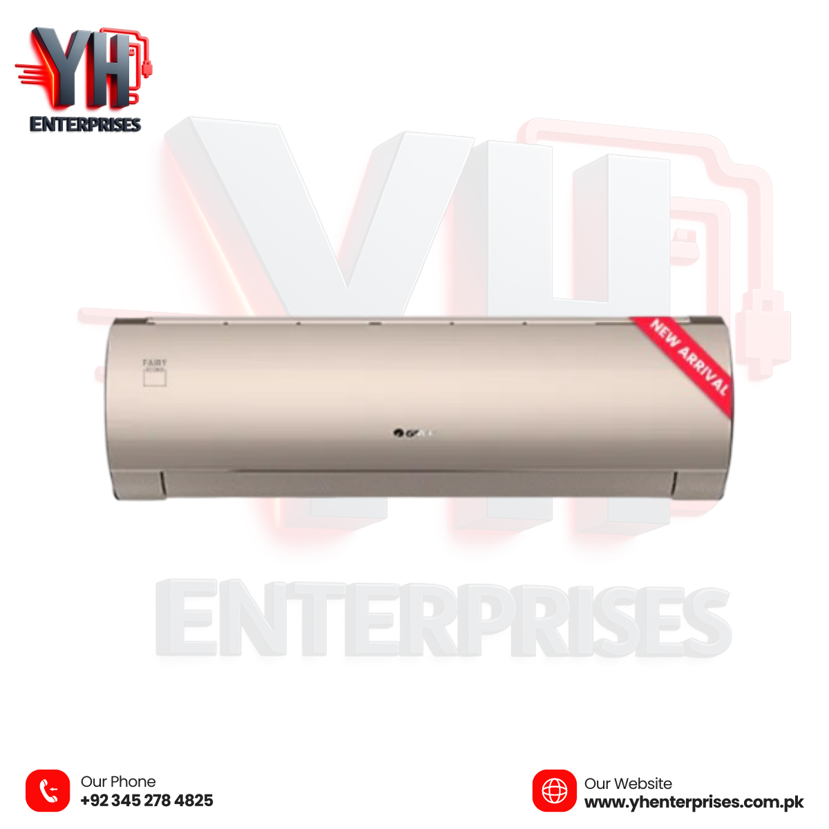 GREE 2 Ton Fairy Series Inverter Split AC – Model GS-24FITH6C