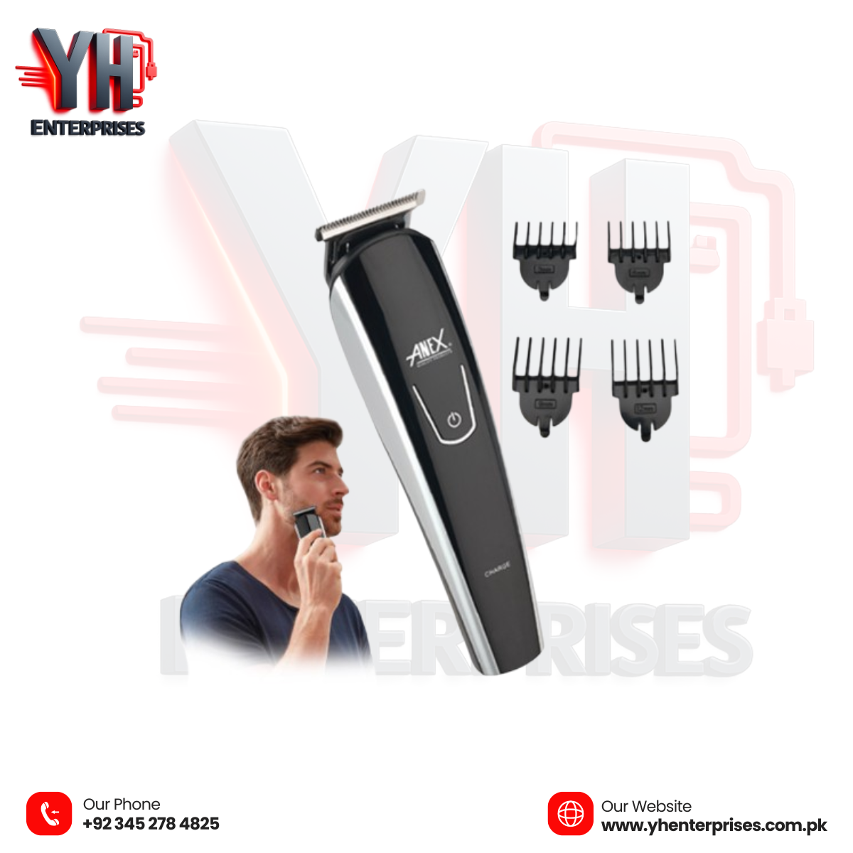Anex DELUXE HAIR TRIMMER AG-7061 – Precision Grooming Made Easy