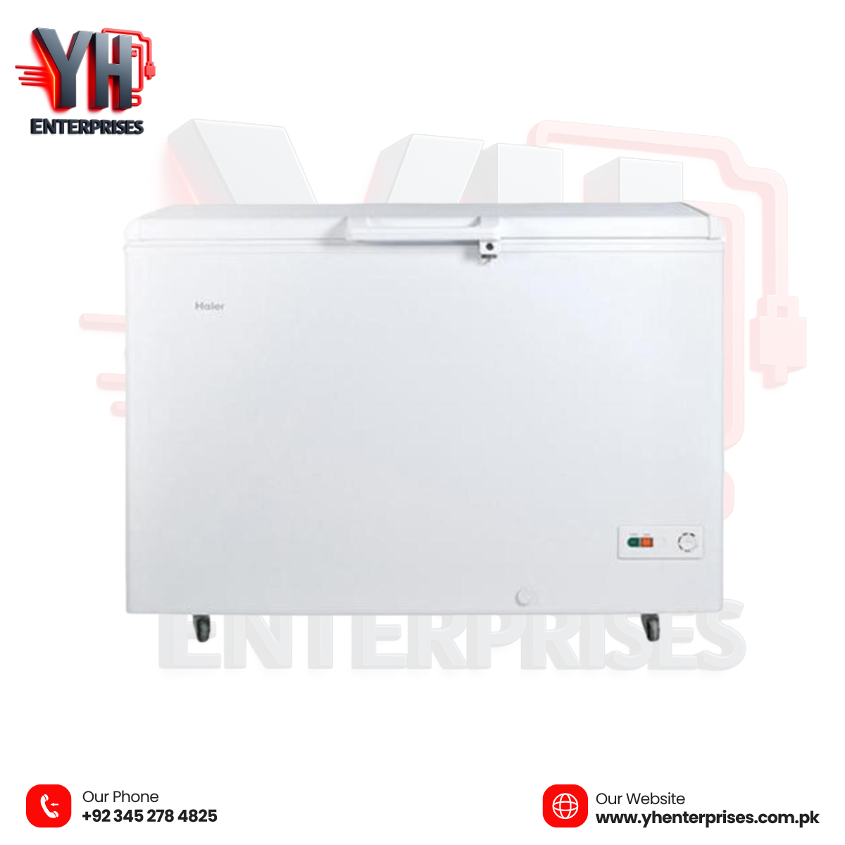 Haier Deep Freezer HDF-405SD – 14.31 Cu Ft | Single Door | 10 Years Brand Warranty