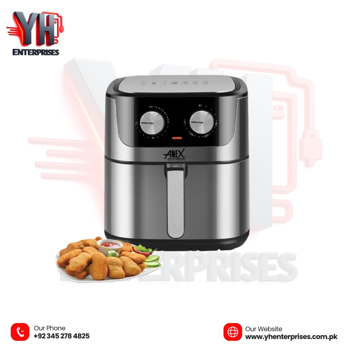 AG-2015 Deluxe Air Fryer - YH Enterprises