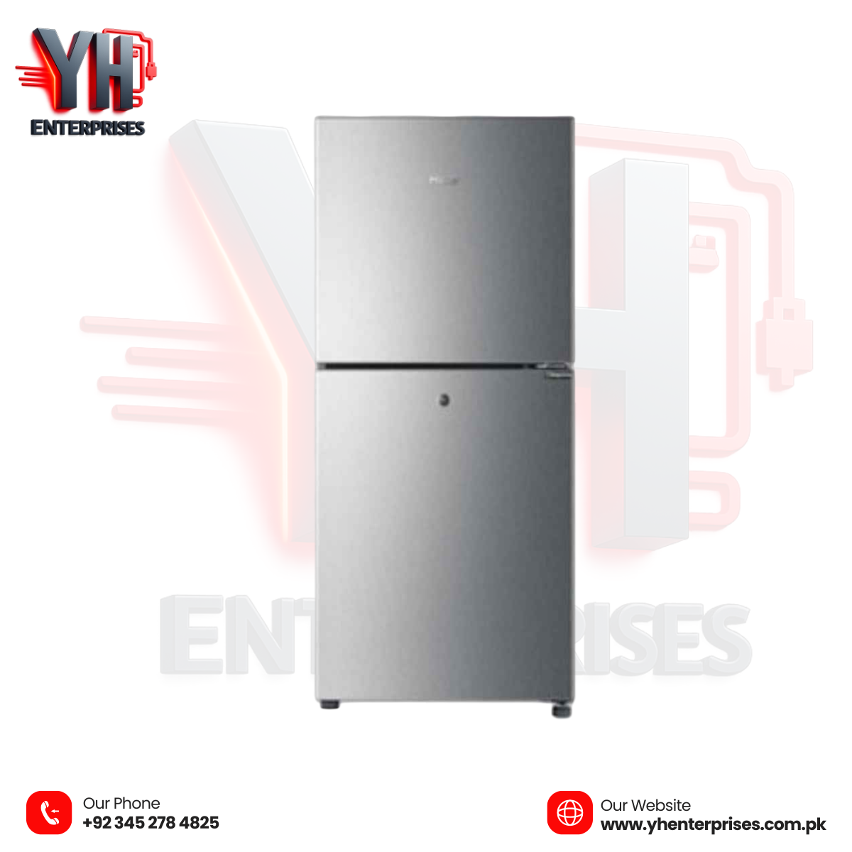 Haier Refrigerator HRF-216 EBS / EBD – Top Mount 9 Cu Ft | Brand Warranty