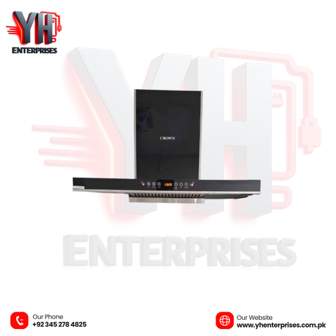 Crown T-Shape Range Hood RH-90 & RH-70 Stylish Design • Powerful Suction • Smoke & Odor-Free Kitchen