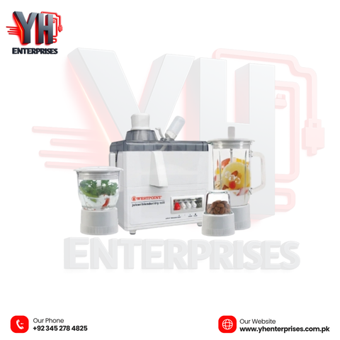 Westpoint Juicer Blender Dry Mill WF-8814 – Powerful 750W 3-in-1 Kitchen Appliance