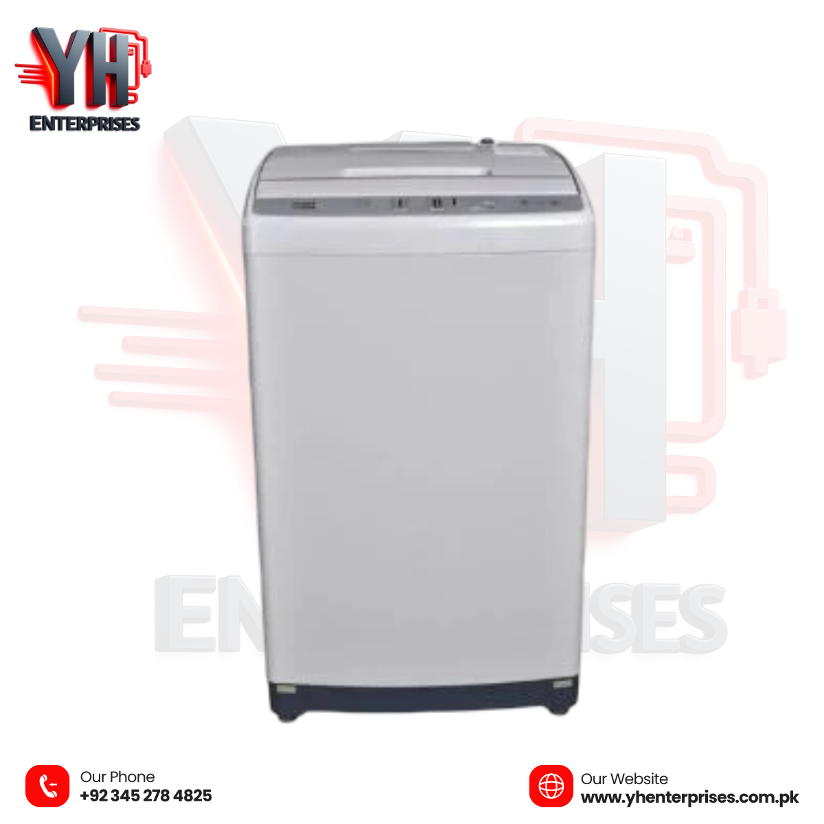 Haier HWM 85-1269S6 – 8.5 KG Fully Automatic Top Load Washing Machine