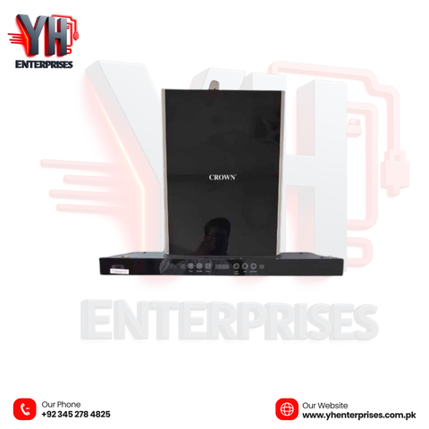 Crown T-Shape Range Hood RH-90 & RH-70 Stylish Design • Powerful Suction • Smoke & Odor-Free Kitchen