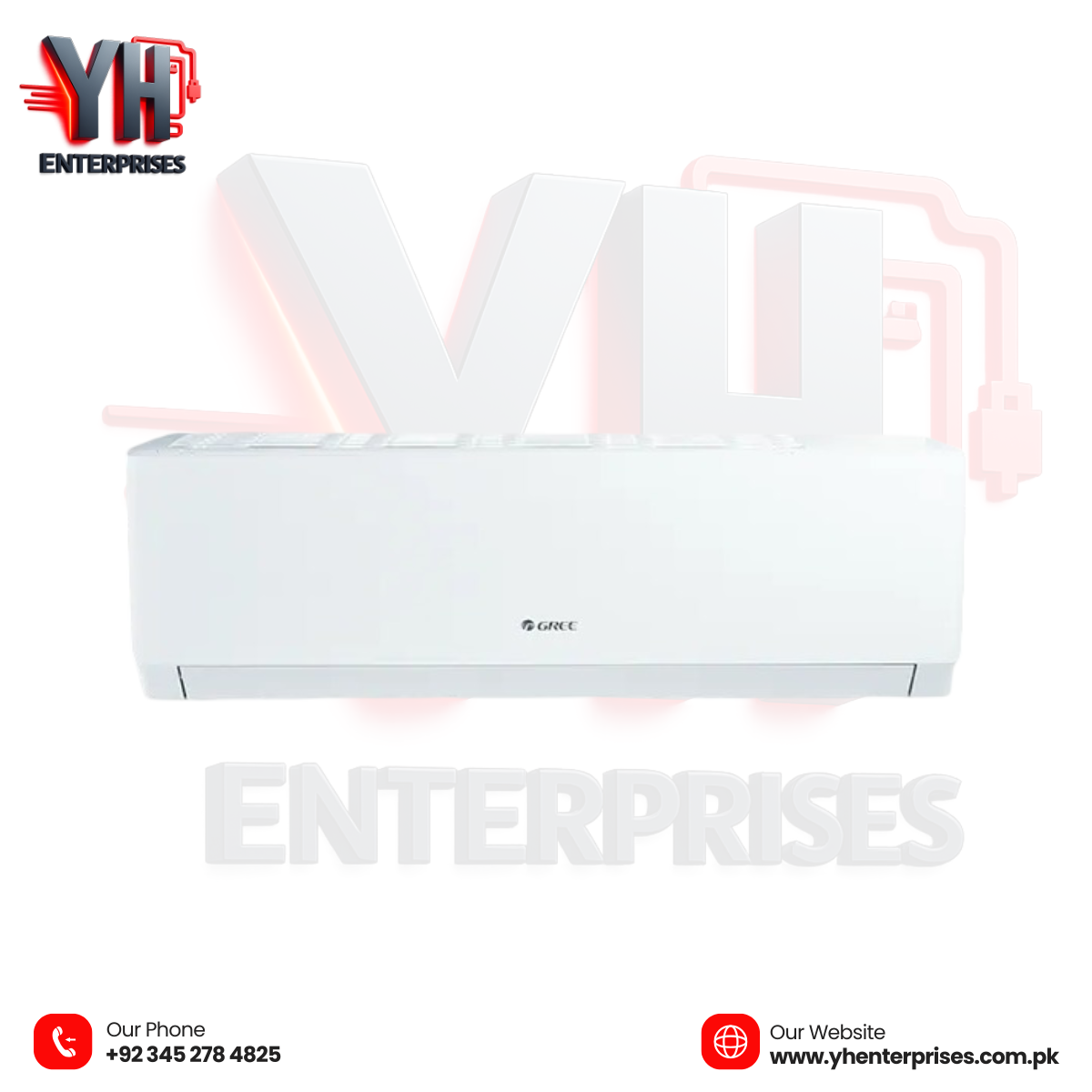 GREE 2 Ton Pular Series Inverter Split AC – Model GS-24PITH11