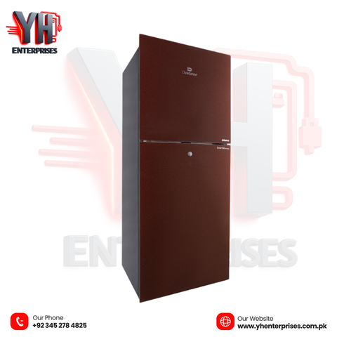 Dawlance REF 91999 Avante+ Luxe Brown Double Door Refrigerator Direct Cool | Inverter Technology | Top Mount | Luxe Brown Finish