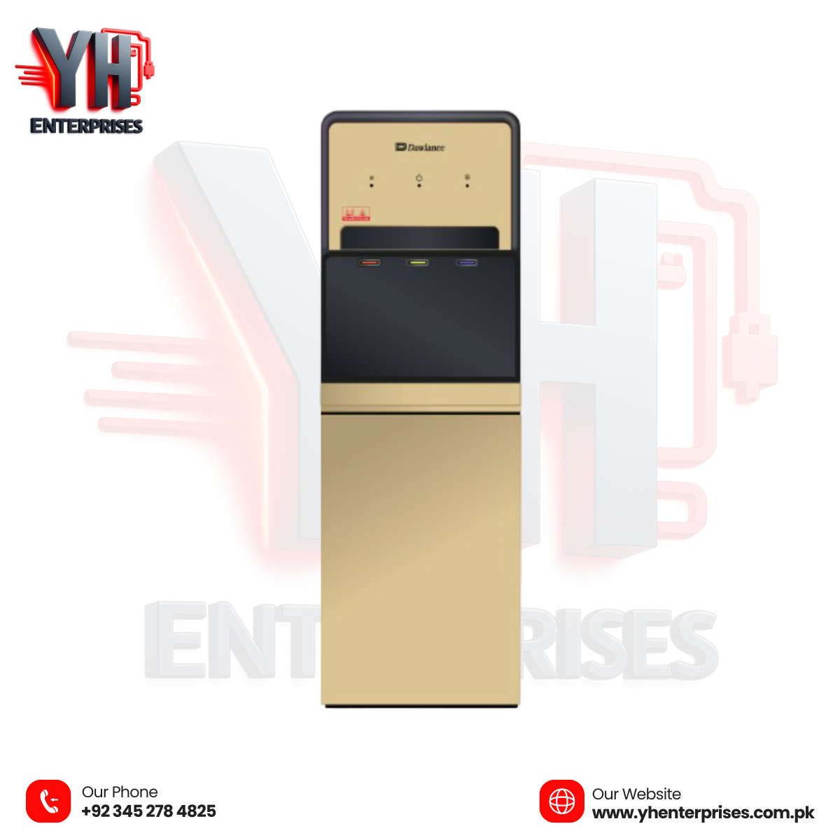 Dawlance 1060 Champagne With Refrigerator - YH Enterprises