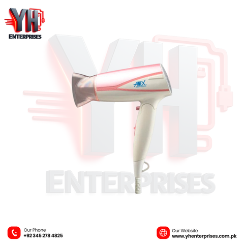 Anex AG-7002 Deluxe Hair Dryer – Powerful Styling with Salon-Like Results