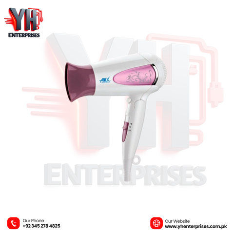 Anex AG-7003 Deluxe Hair Dryer – Fast Drying with Hair Protection