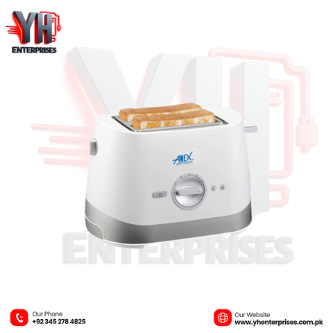 Anex AG-3019 Deluxe Toaster – Wide Slot & Bun Warmer