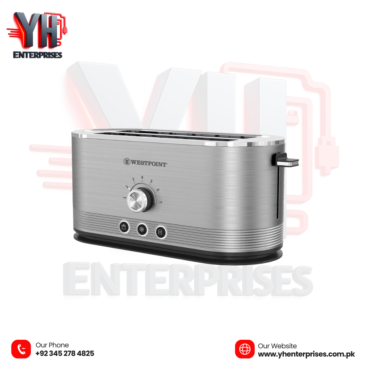 WestPoint WF-2564 Professional Pop-Up Toaster – Make Every Breakfast Perfectly Toasted!