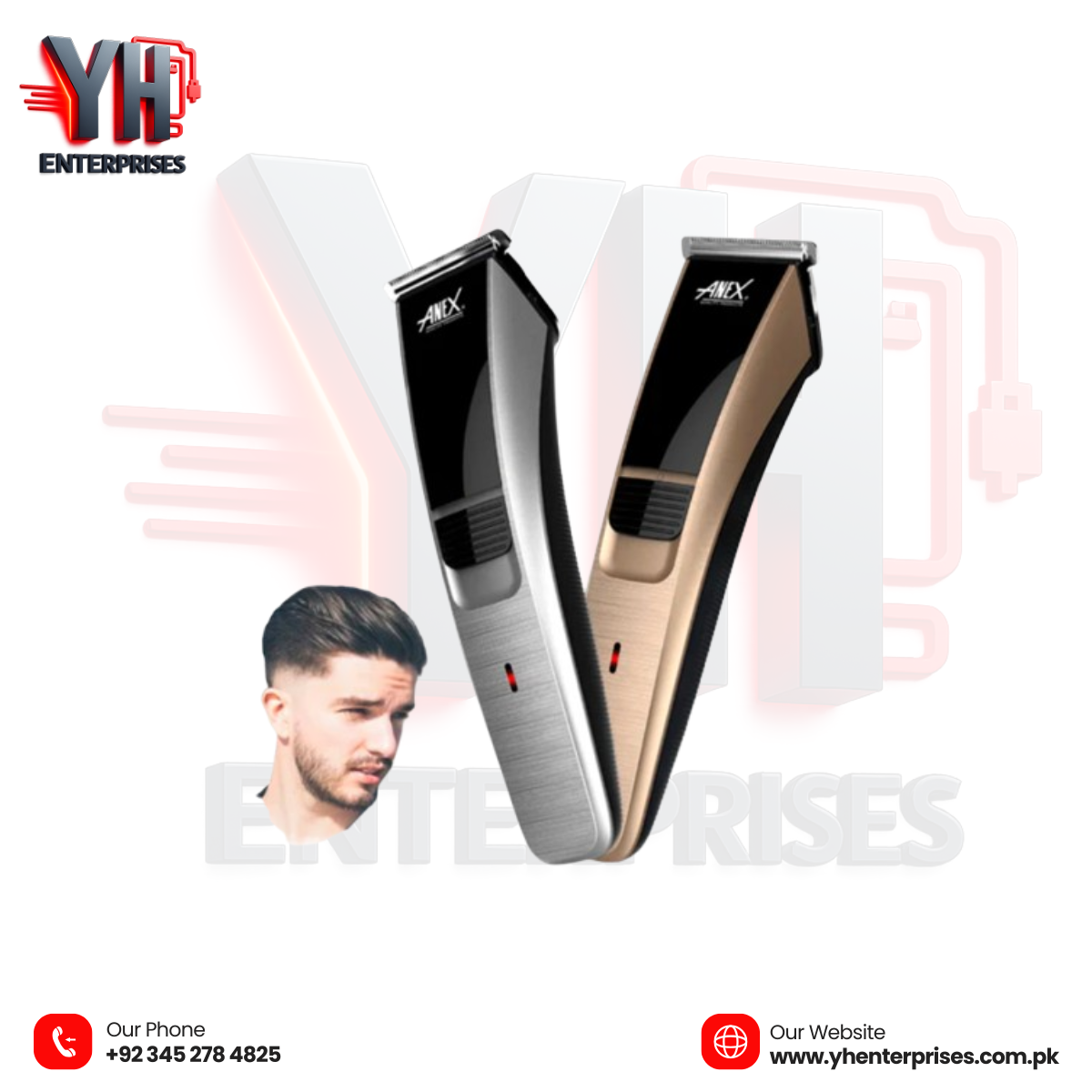 Anex AG-7062 Deluxe Hair Trimmer – Precision, Power & Style