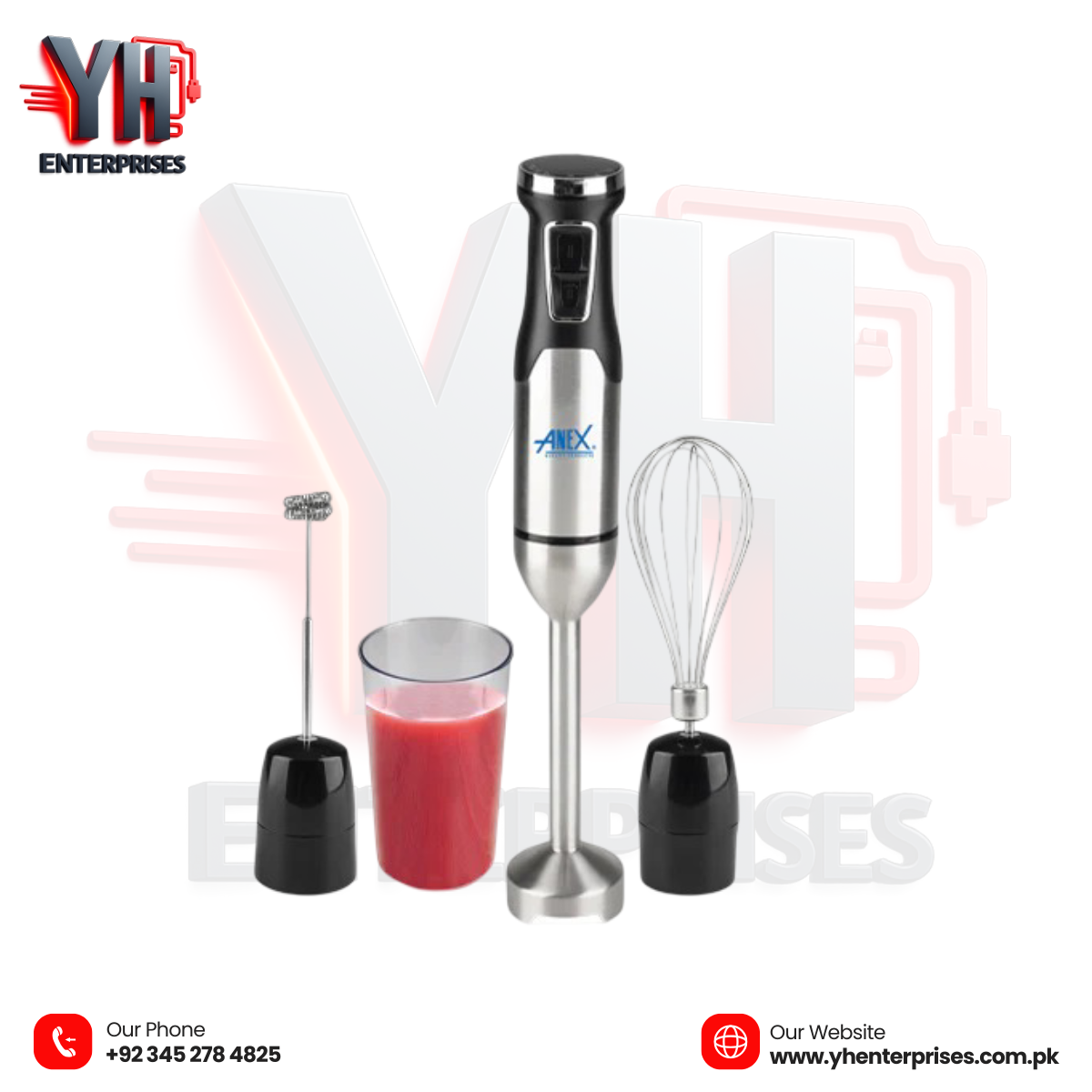 Anex AG-146 Deluxe Hand Blender - YH Enterprises