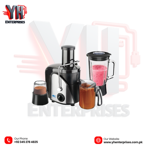 Anex AG-181 Deluxe Juicer Blender Grinder – One Powerful Machine, Total Kitchen Control