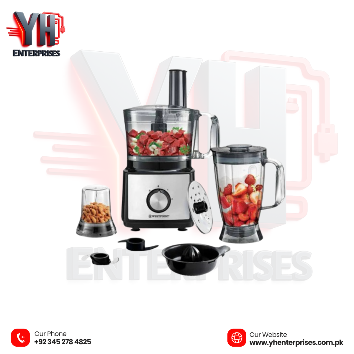 All-in-One Smart Food Processor – Westpoint Kitchen Robot WF-8815
