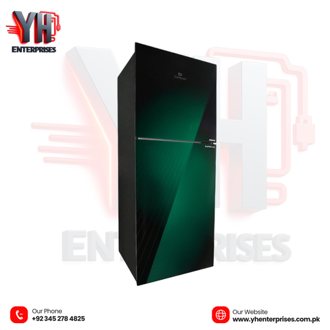 Dawlance 91999 Avante+ Midnight Green Double Door Refrigerator Direct Cool | Inverter Technology | Top Mount | Midnight Green Finish