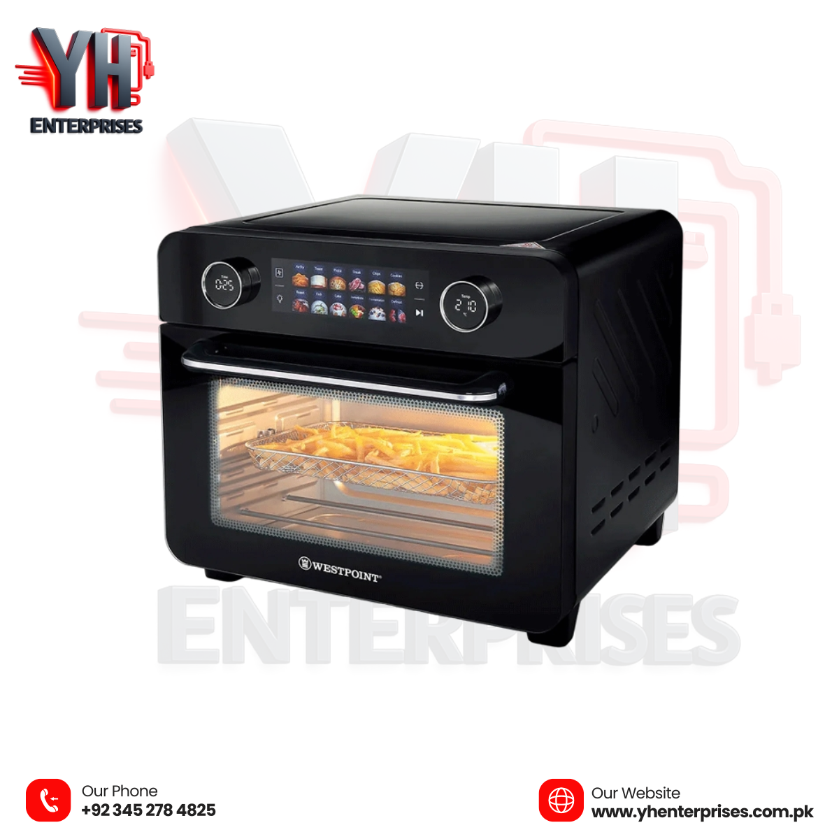 Westpoint Deluxe Air Fryer With Rotisserie Oven WF-5259