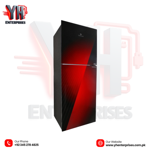 Dawlance 91999 Avante+ Imperial Red Double Door Refrigerator Direct Cool | Inverter Technology | Top Mount | Luxe Brown Finish