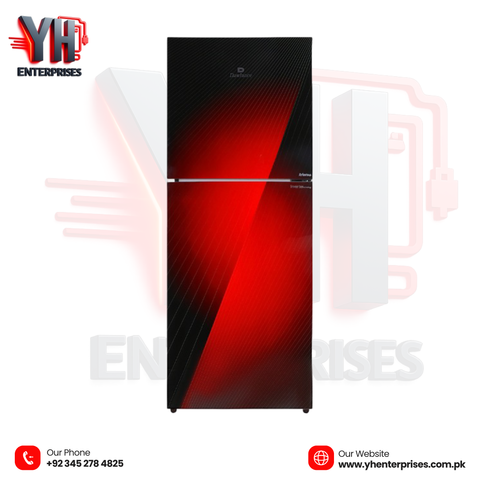 Dawlance 91999 Avante+ Imperial Red Double Door Refrigerator Direct Cool | Inverter Technology | Top Mount | Luxe Brown Finish