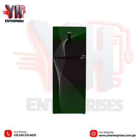 Haier Digital Inverter Fresh Refrigerator 12 CF (306 Liters) Model: HRF-306 IFGA | Elegant Green Color | 10 Years Warranty