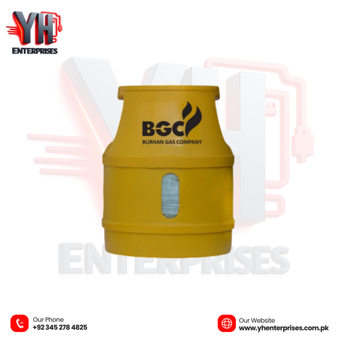 BGC LPG Cylinder 5 Kg + Crown Stove LPG + 10FT Gas Pipe and 3 Star Regulator . - YH Enterprises