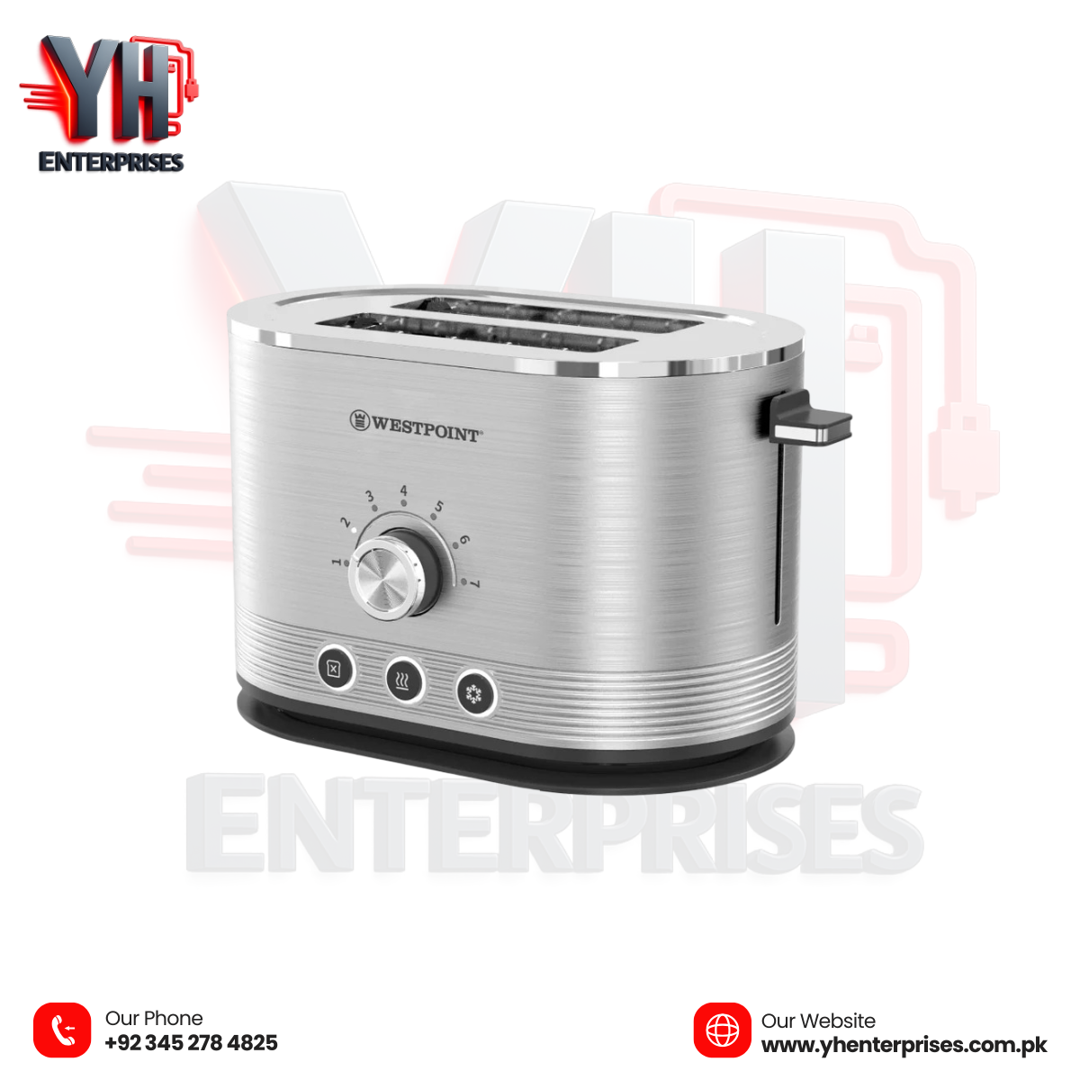 WestPoint WF-2532 Professional Pop-Up Toaster – Toast to Perfection Every Morning!