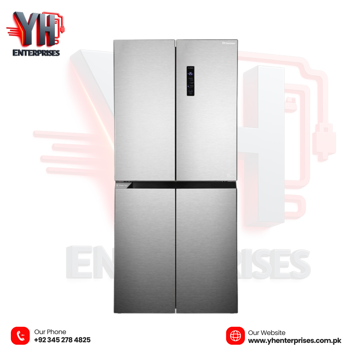 Dawlance DMD 9060 Inox Inverter No Frost Refrigerator