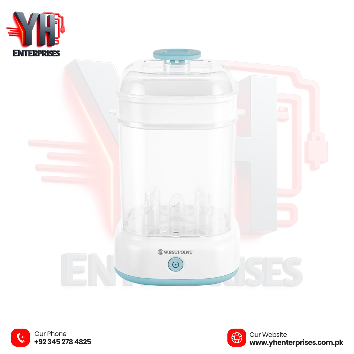 WestPoint WF-329 Deluxe Bottle Sterilizer – Fast, Safe & Hygienic Bottle Cleaning!