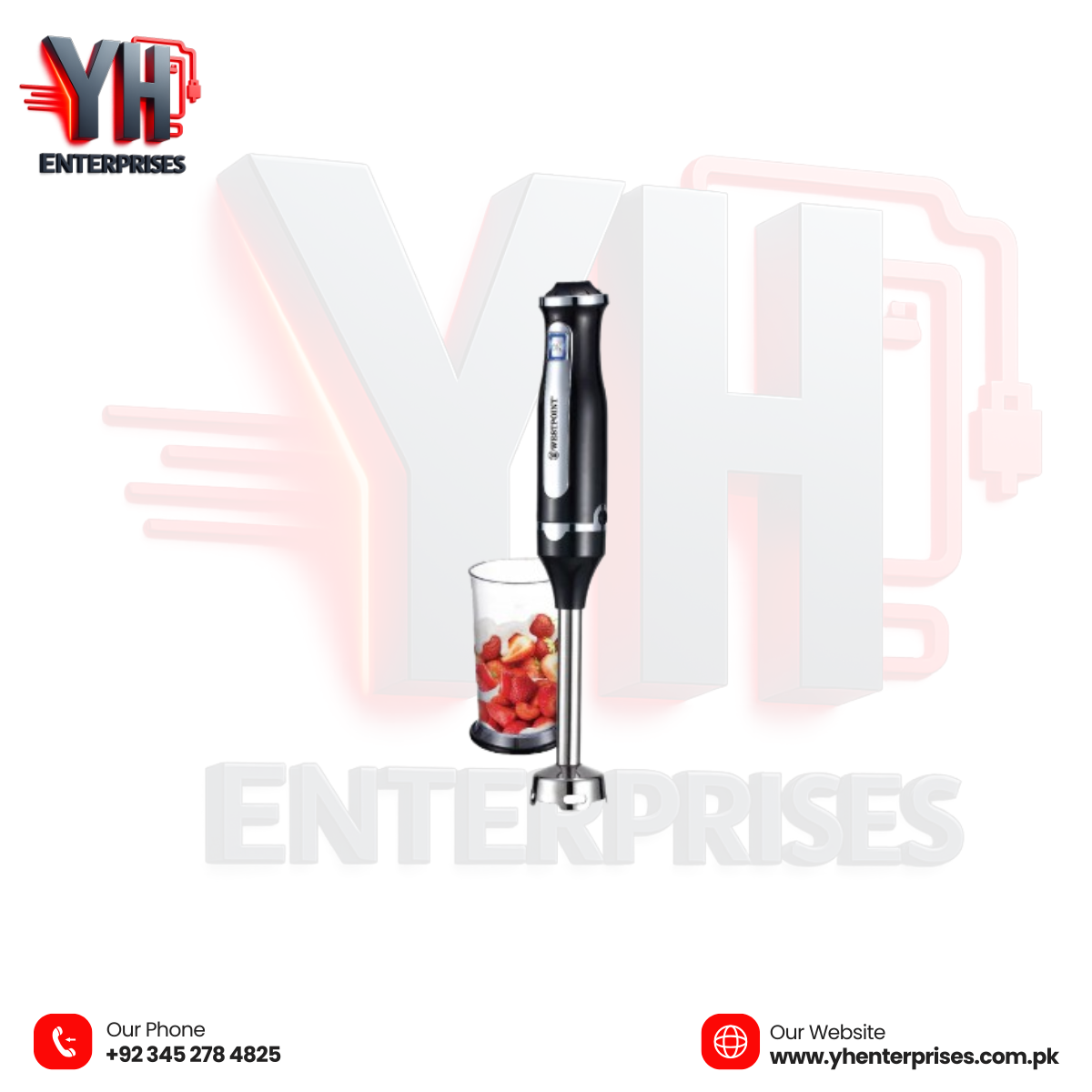 Westpoint Hand Blender WF-9914 – Powerful 800W Blending for Smooth Results