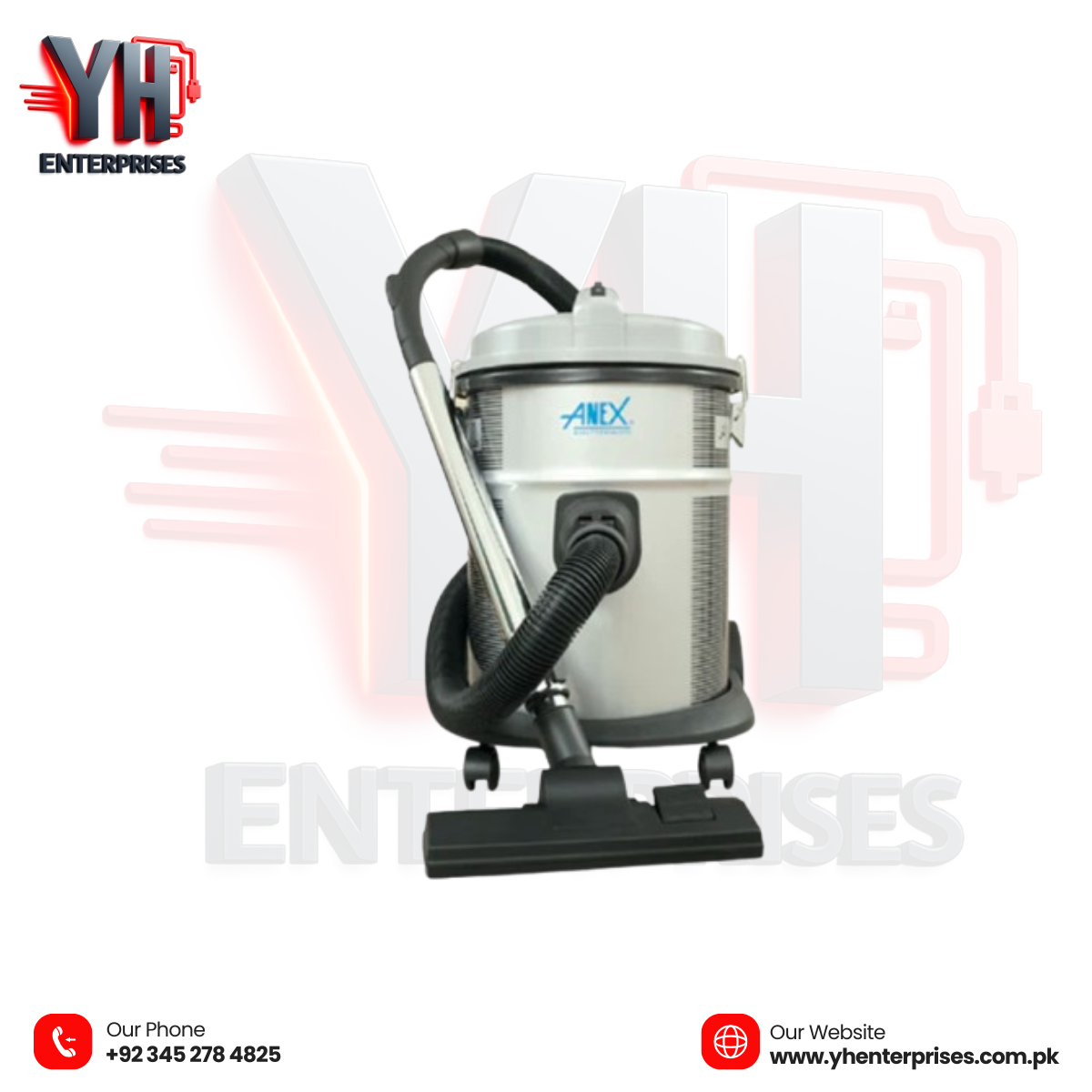 Anex AG-2097 Deluxe Vacuum Cleaner – Powerful, Lightweight & All-Surface Cleaning