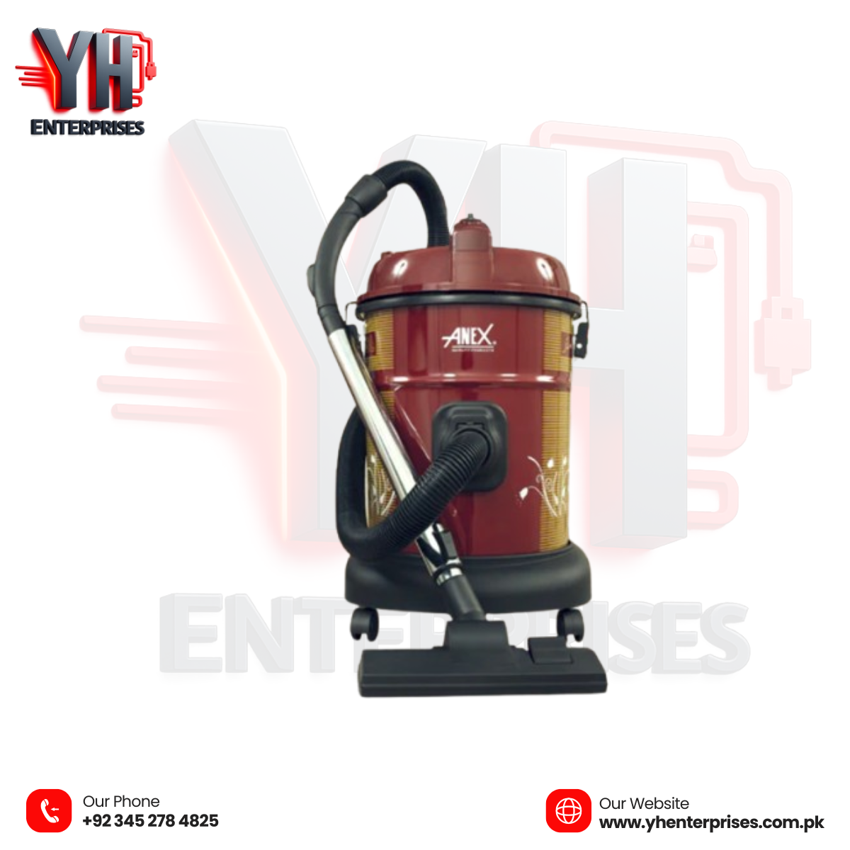 Anex AG-2098 Deluxe Vacuum Cleaner – Powerful, Versatile & User-Friendly