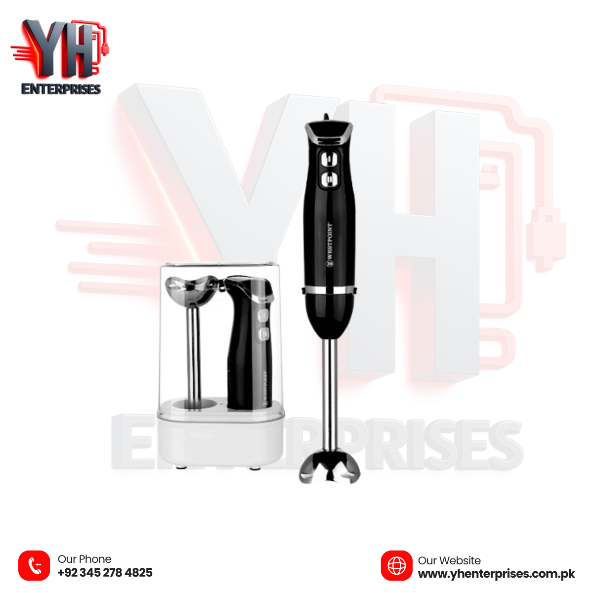 Westpoint Deluxe Hand Blender WF-9814 – Powerful 400W Multi-Purpose Blender
