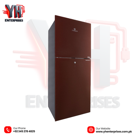 Dawlance 9193LF Avante+ Luxe Brown Double Door Refrigerator Direct Cool | Inverter Technology | Top Mount | Luxe Brown Glass Finish