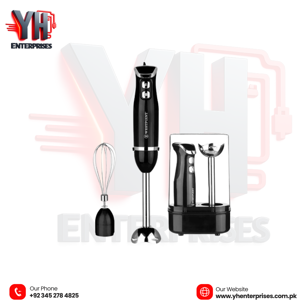 Westpoint Hand Blender 2 in 1 WF-9815 – Deluxe Multi-Purpose Kitchen Blender