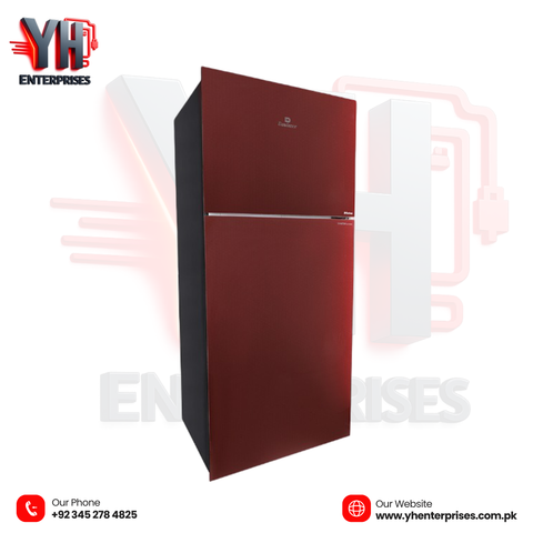 Dawlance 9191WB Avante+ New Ruby Red Double Door Refrigerator Direct Cool | Inverter Technology | Top Mount | Ruby Red Finish