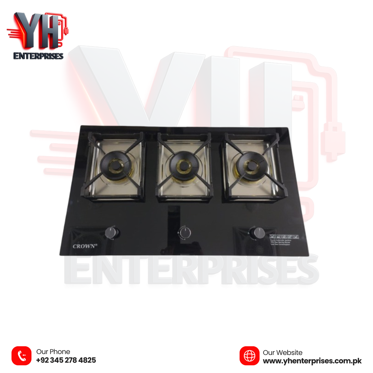 Crown Gas Built-in Hob CR-3115G