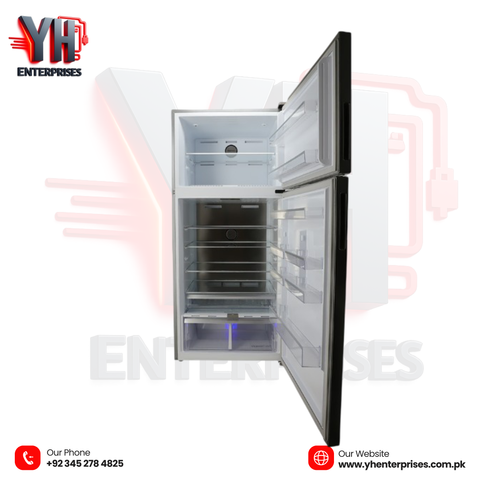 Dawlance DTM 8365 Inox Inverter No Frost Refrigerator Top Freezer | Touch Display | DuoFrost Cooling