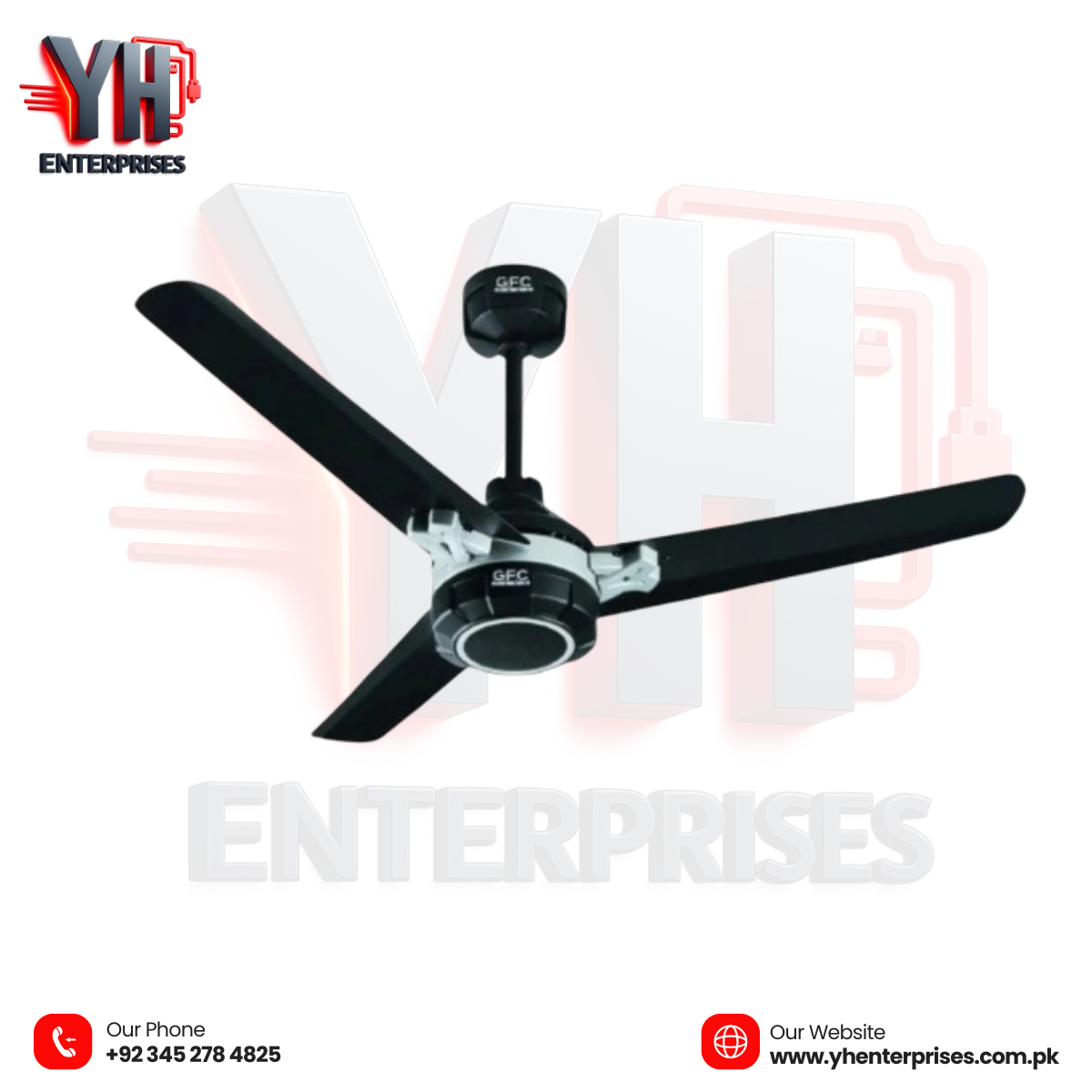 GFC Ceiling Fan AC/DC PROUD Model 56" – Power, Pride & Performance