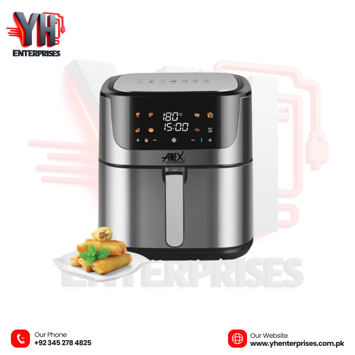AG-2025 Deluxe Air Fryer - YH Enterprises