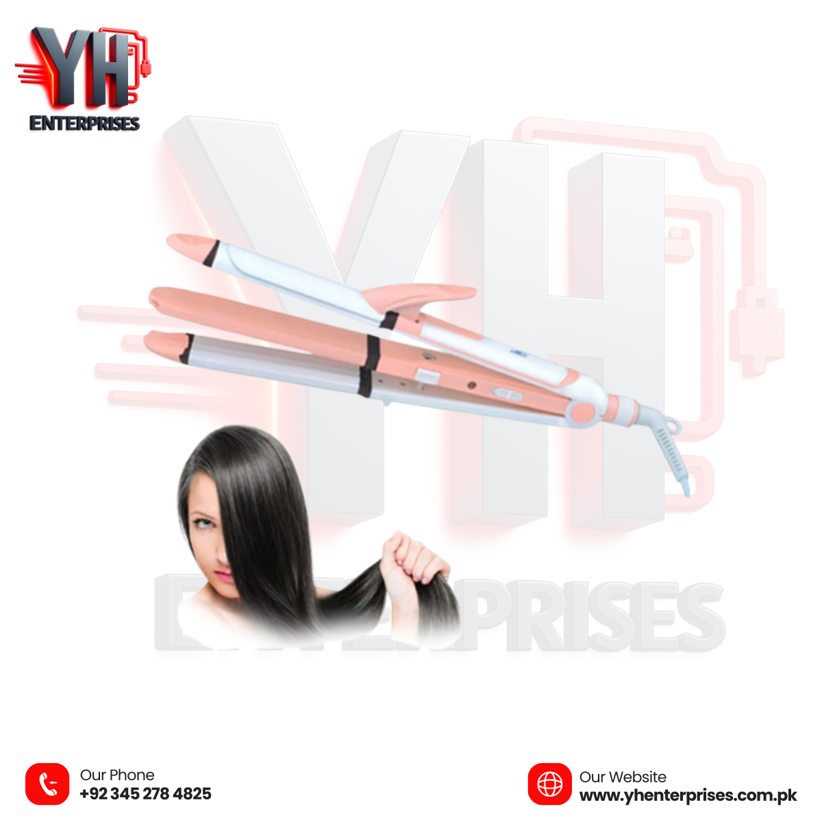 Anex AG-7038 Hair Curler & Straightener – Your Ultimate Deluxe Styling Tool