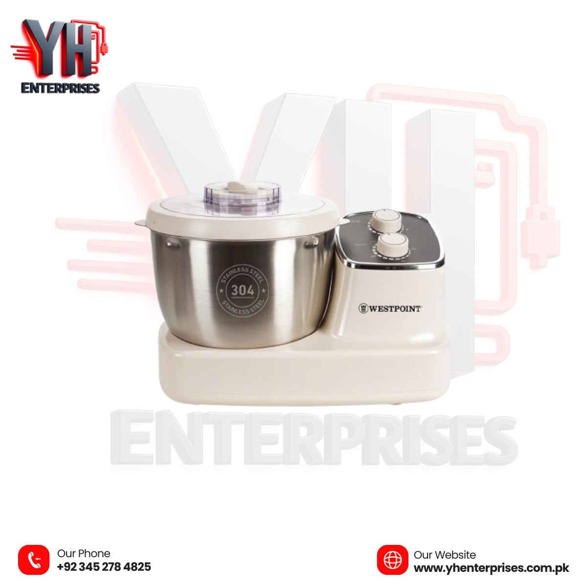 Westpoint Deluxe Dough Maker WF-3616 – Precise 5L Dough Mixing & Proofing