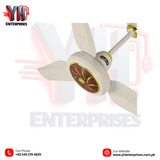 Khurshid Fan AC/DC Ceiling Fan – 56 Inch Inverter Hybrid | Remote Control | Copper Winding | 1 Year Warranty - YH Enterprises