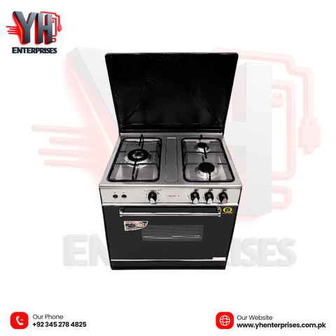 Crown Cooking Range 27-MT – 3 Burner Gas Stove Compact Power • Reliable Performance • Modern Design