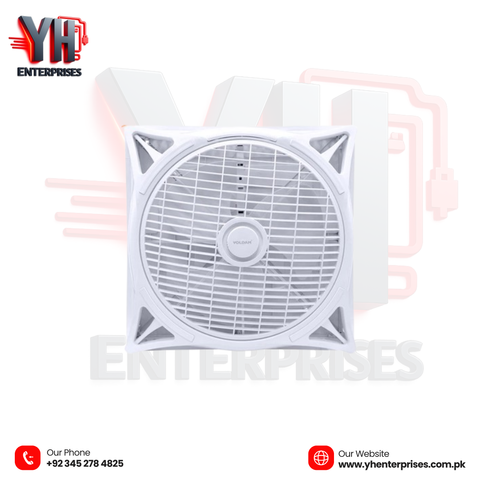 Voldam Innovative European Design Ceiling Fan 18" Open Energy Saving • Powerful Airflow • Premium European Design