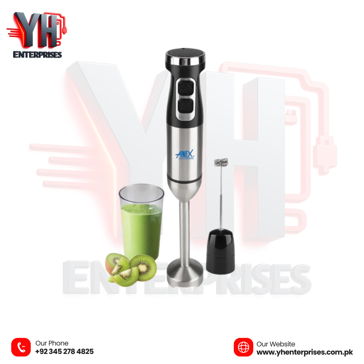 Anex AG-144 Deluxe Hand Blender - YH Enterprises