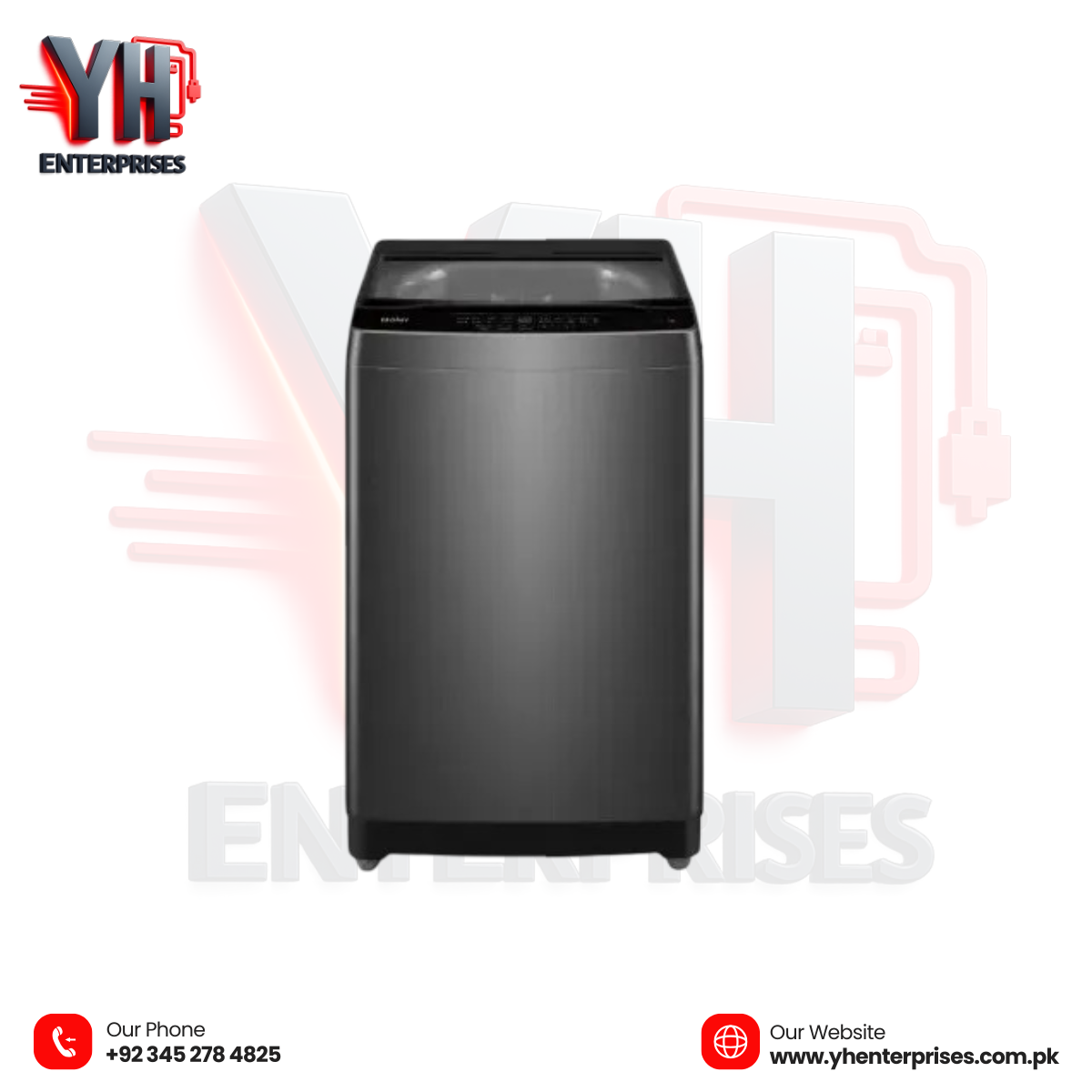 Haier HWM 100-316S6 10KG Top Load Washing Machine – Fresh, Hygienic & Powerful Cleaning