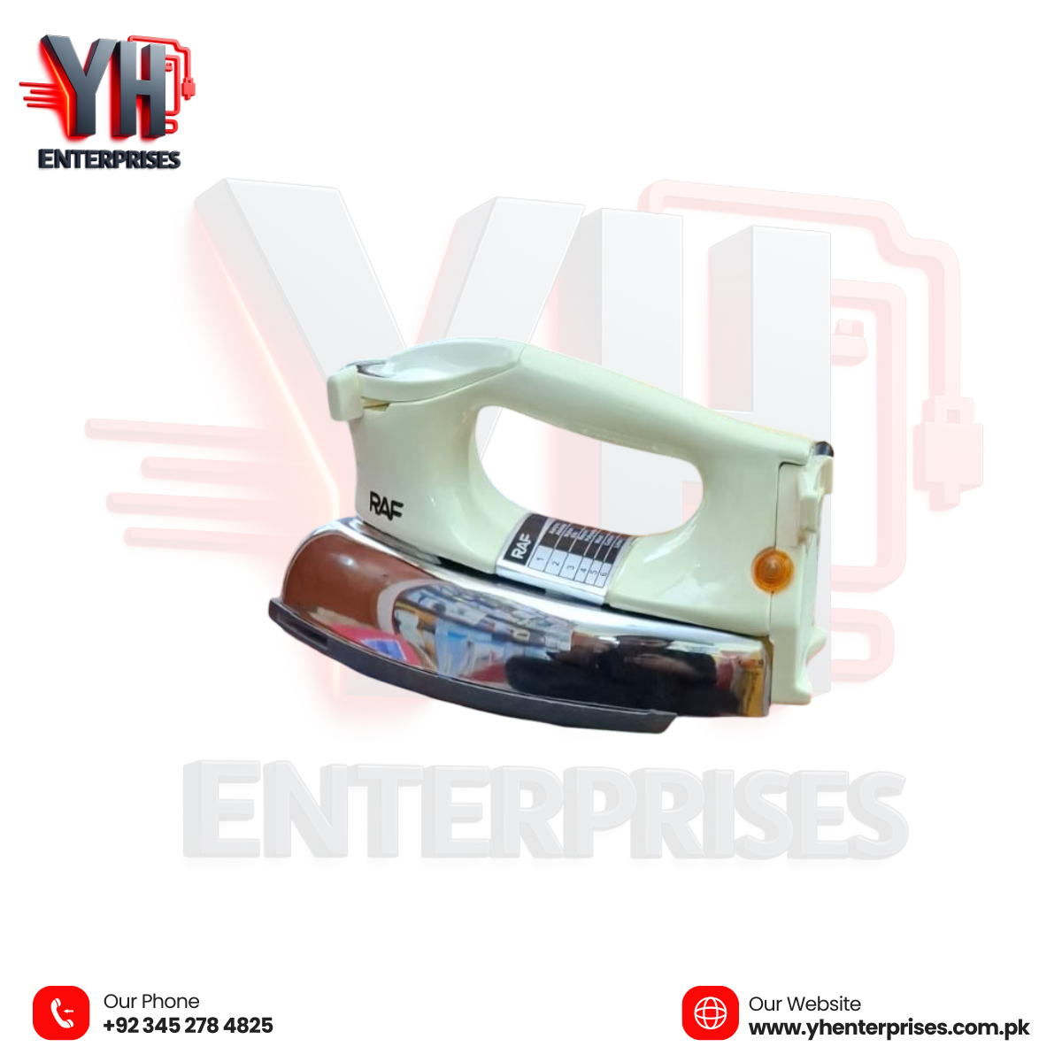 ELECTRIC IRON RAF 400 WATS